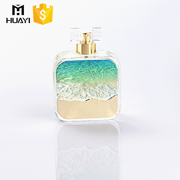 professional glassware manufacturer supply empty 100ml customized design spray glass perfume bottle