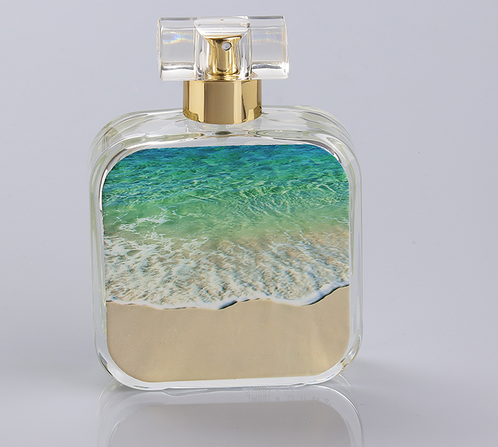 professional glassware manufacturer supply empty 100ml customized design spray glass perfume bottle