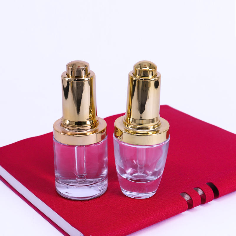 push button down dropper for 10ml 15ml 20ml cylinder glass dropper bottl