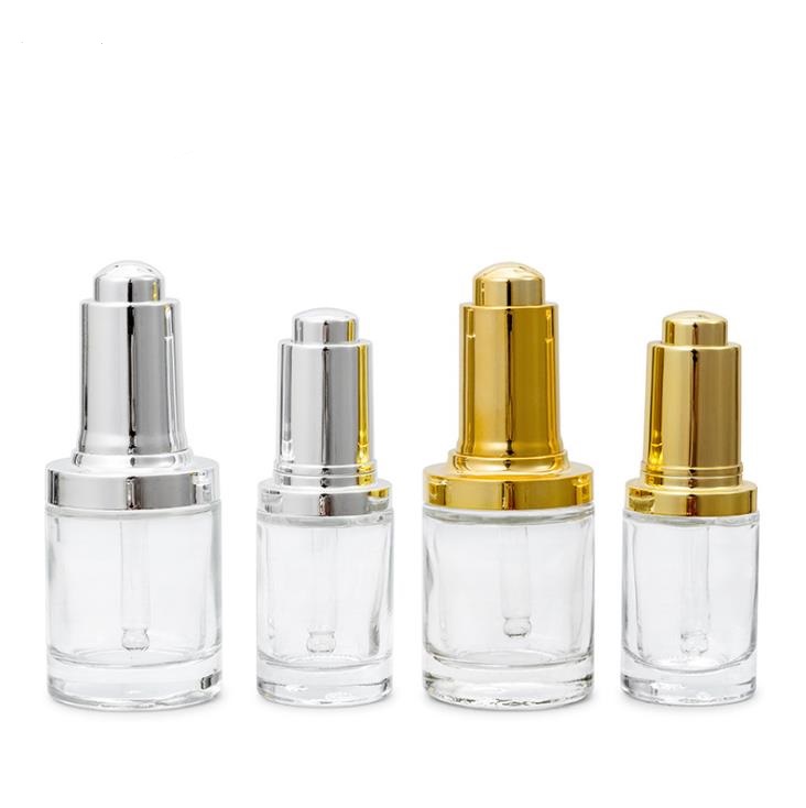 push button down dropper for 10ml 15ml 20ml cylinder glass dropper bottl
