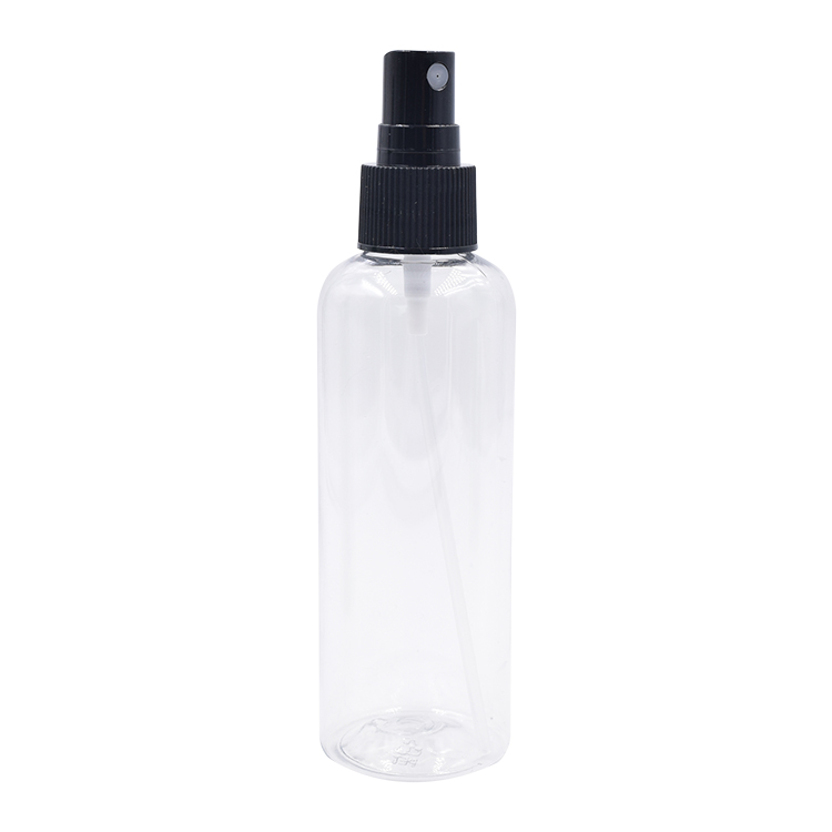 quick stock 200ml round shoulder clear plastic fine mist spray diffuser bottle