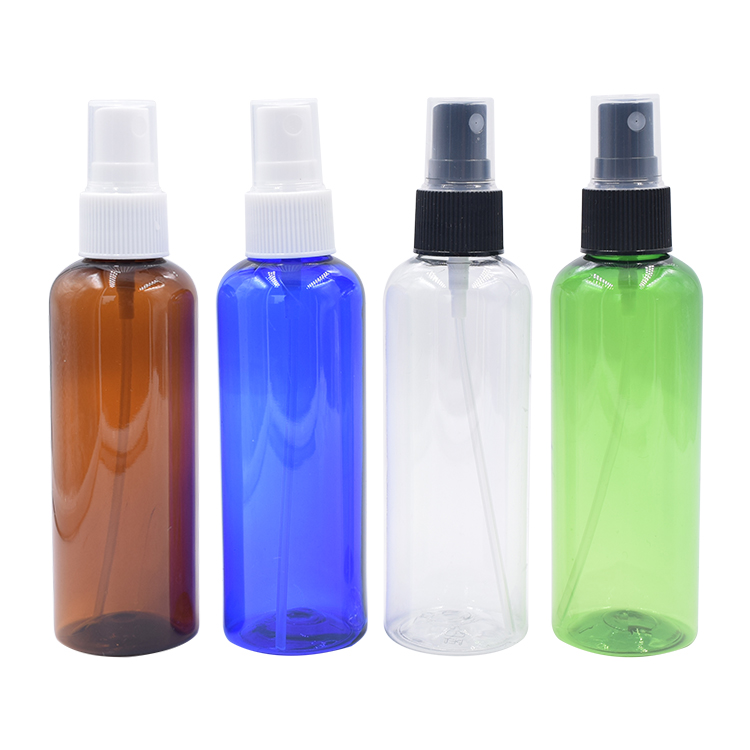 quick stock 200ml round shoulder clear plastic fine mist spray diffuser bottle