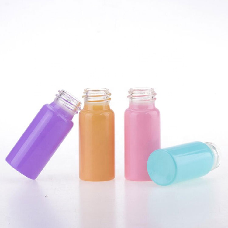 ready ship stocks cosmetic package colorful macaron green/ pink/orange/violet 10ml perfume bottle spray
