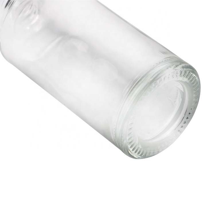 ready stock 30ml clear frost flat shoulder cylinder dropper serum essential oil bottle with silver gold lid