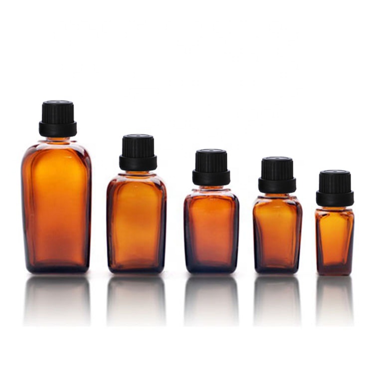 ready to ship 15ml 30ml square bottles amber square glass bottles 50ml 100ml square glass bottles with dropper
