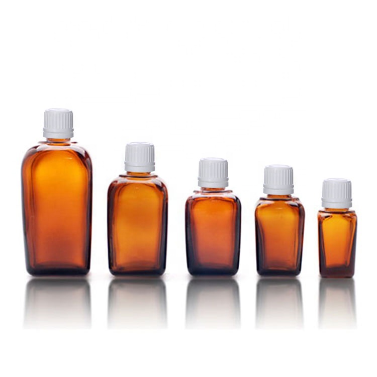 ready to ship 15ml 30ml square bottles amber square glass bottles 50ml 100ml square glass bottles with dropper