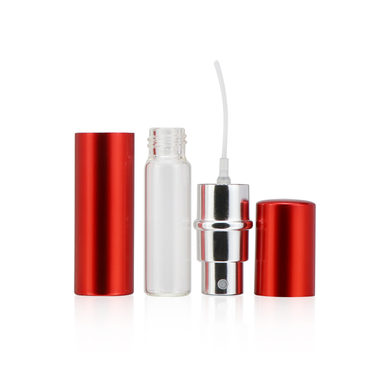ready to ship High quality 5ml 10ml Perfume bottle Pump lady Mini Portable Atomizer Bottle Travel Refillable Perfume Spray