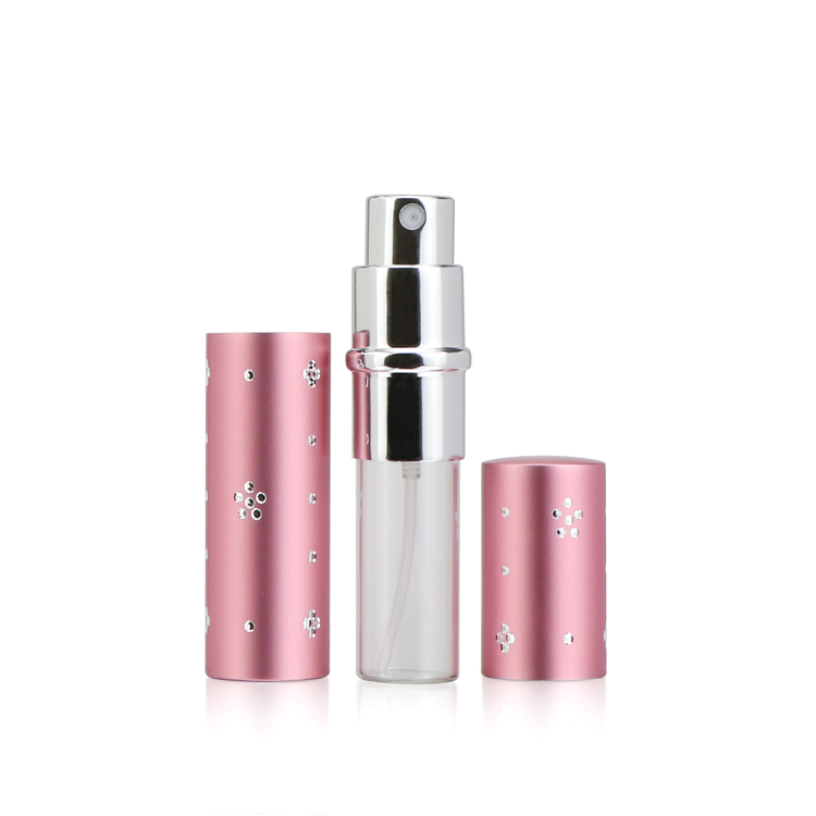ready to ship High quality 5ml 10ml Perfume bottle Pump lady Mini Portable Atomizer Bottle Travel Refillable Perfume Spray