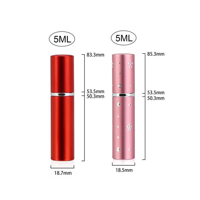 ready to ship High quality 5ml 10ml Perfume bottle Pump lady Mini Portable Atomizer Bottle Travel Refillable Perfume Spray