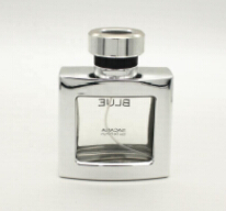 ready to ship bottle for 5000pcs stock 100ml square uv coating perfume spray glass refillable bottle