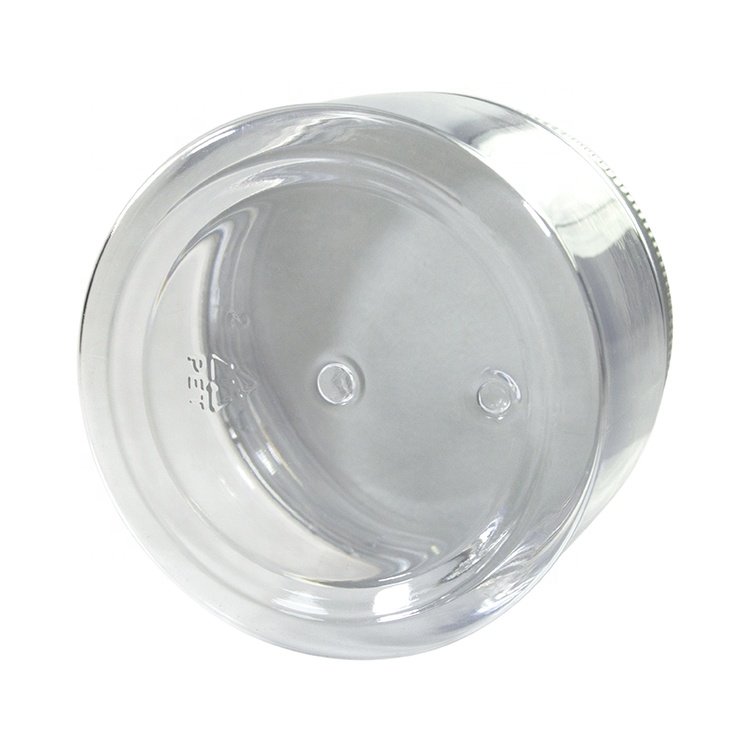 ready to ship! empty cosmetic butter scrub cream container 8oz 10oz fog white clear frosted plastic jar