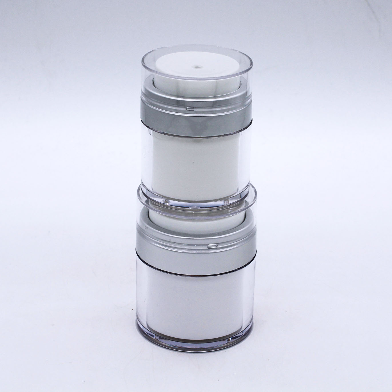 ready to ship high quality luxury round empty 30g 50g empty cosmetic airless cream jar
