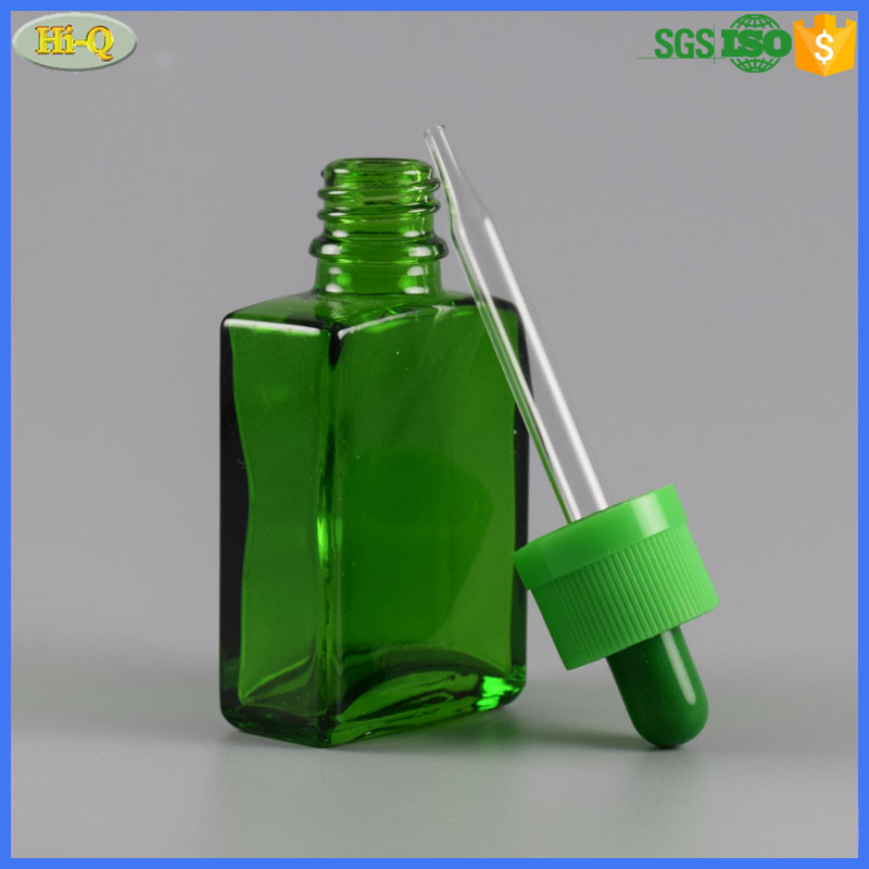 rectangle 1oz glass dropper bottle 30ml e liquid bottle square