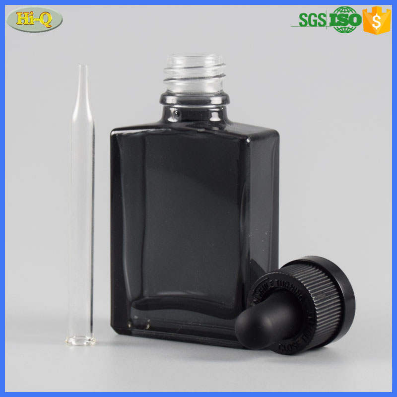 rectangle 1oz glass dropper bottle 30ml e liquid bottle square