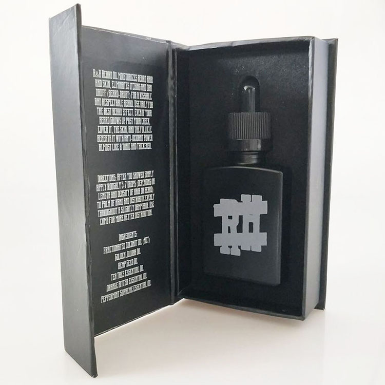 rectangular glass bottles 30ml square glass dropper bottles for e liquid with gift box packing