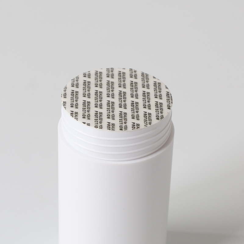 recyclable 150cc matte black PET Luxury softgel medicine bottle pill vitamin capsule tablet wide mouth