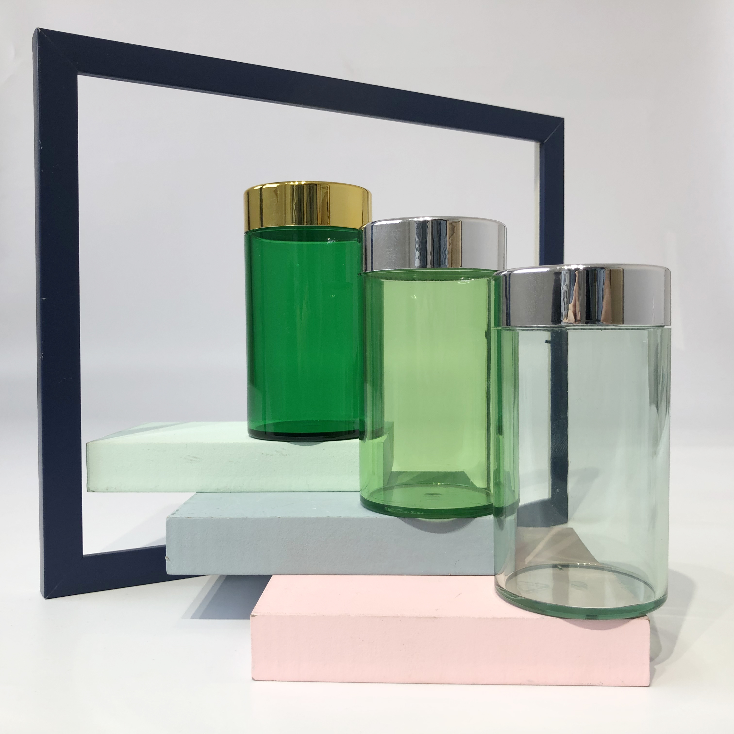 recyclable 150cc matte black PET Luxury softgel medicine bottle pill vitamin capsule tablet wide mouth