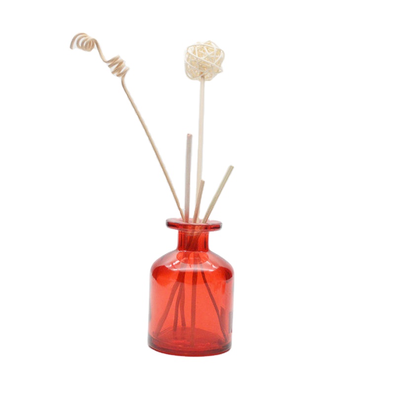 red diffuser reed stick round reed diffusers glass bottles 100ml essential oil bottle