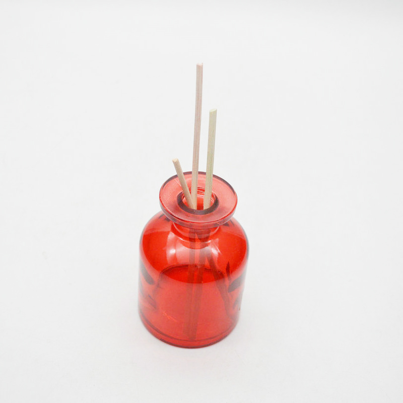 red diffuser reed stick round reed diffusers glass bottles 100ml essential oil bottle