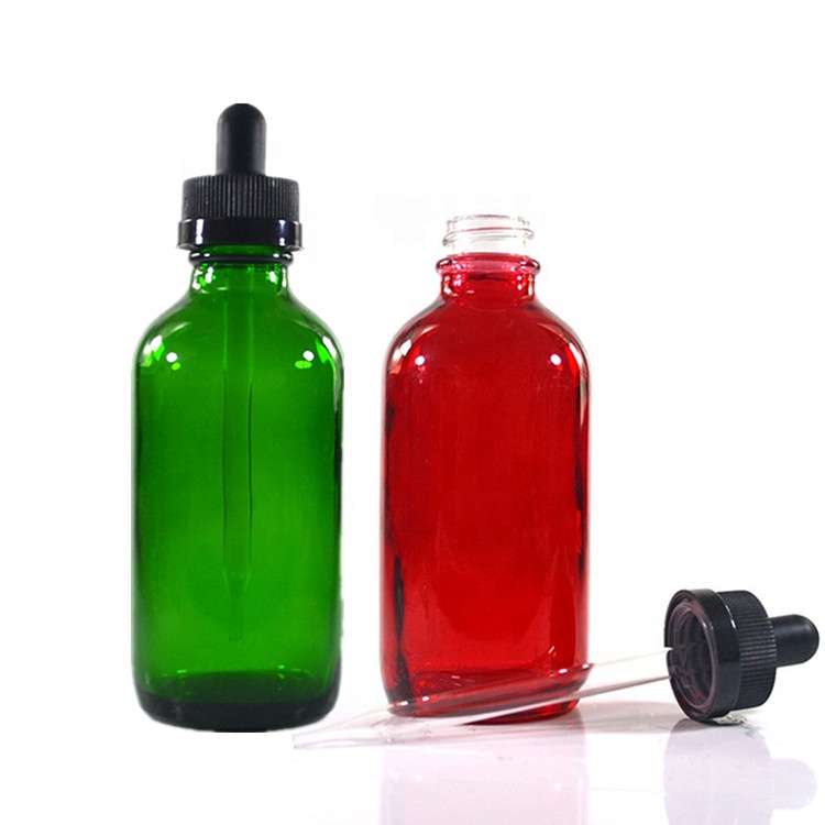 red glass dropper bottle 1oz square 30ml rectangle glass bottle with tamper evident cap 30ml clear rectangular glass e juice