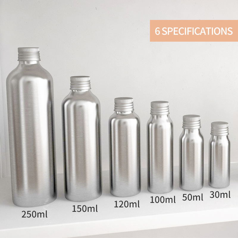 refillable empty custom 30ml 50ml 100ml pump aluminum perfume spray bottle