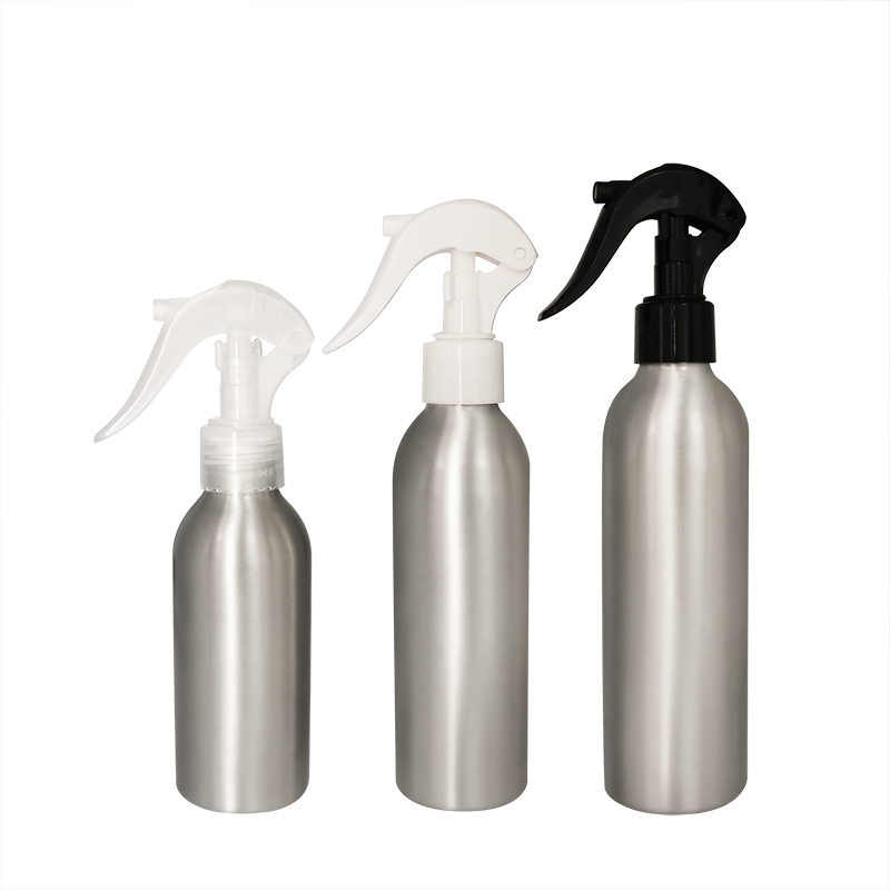 refillable perfume plastic trigger paint aluminum spray bottle/hair salon water mist pressured pump fine mist cosmetic aluminum