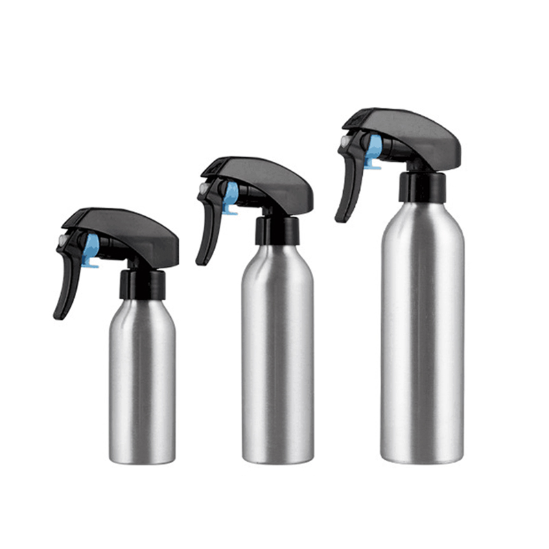refillable perfume plastic trigger paint aluminum spray bottle/hair salon water mist pressured pump fine mist cosmetic aluminum