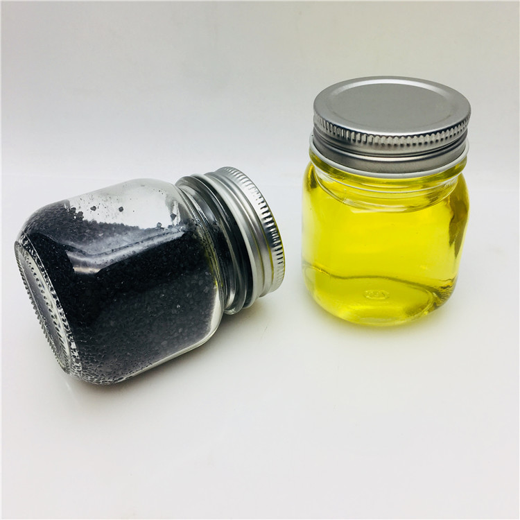 reusable 150ml square glass mason jar herb smell proof jar