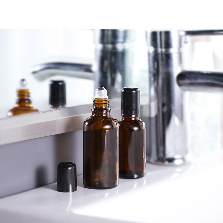 roll on bottle 10ml Anti-dropping steel ball glass bead bottle Made in China