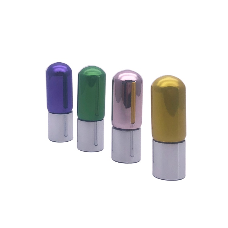 roller bottle frosted cosmetic use gold roller ball bottle