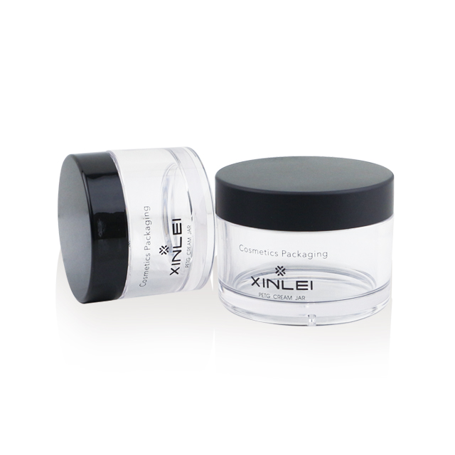 round 100g plastic body butter jar also for hair gel