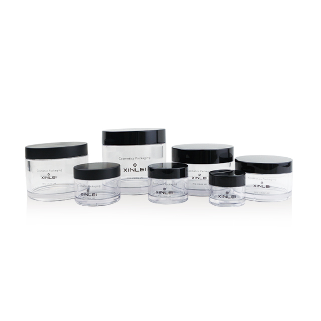 round 100g plastic body butter jar also for hair gel