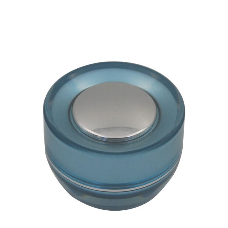 round 30g ball shape acrylic airless plastic cosmetic cream jar