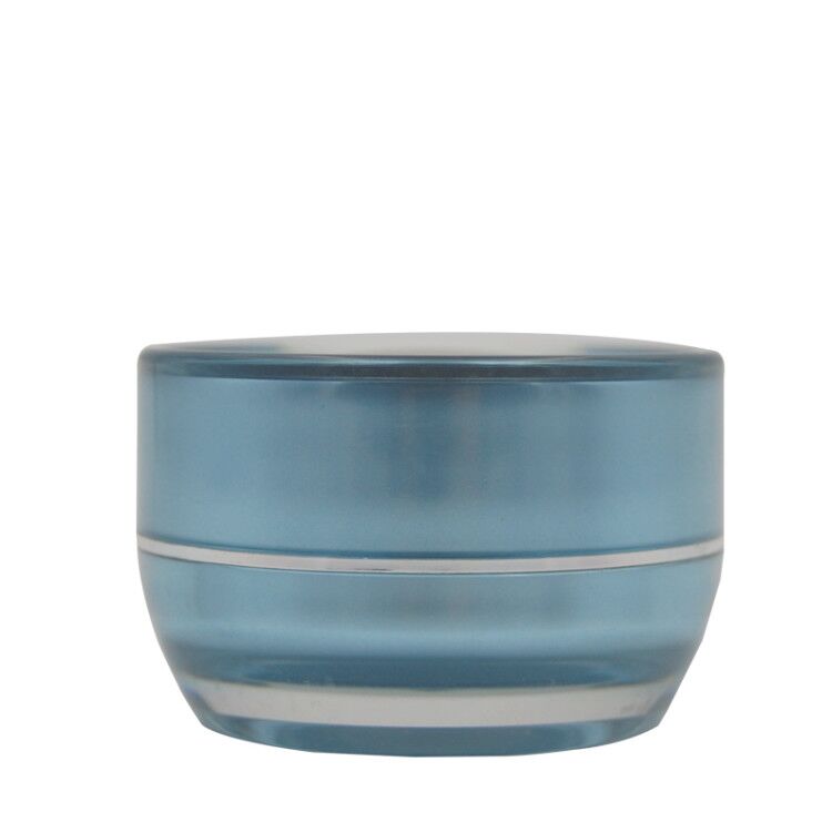 round 30g ball shape acrylic airless plastic cosmetic cream jar