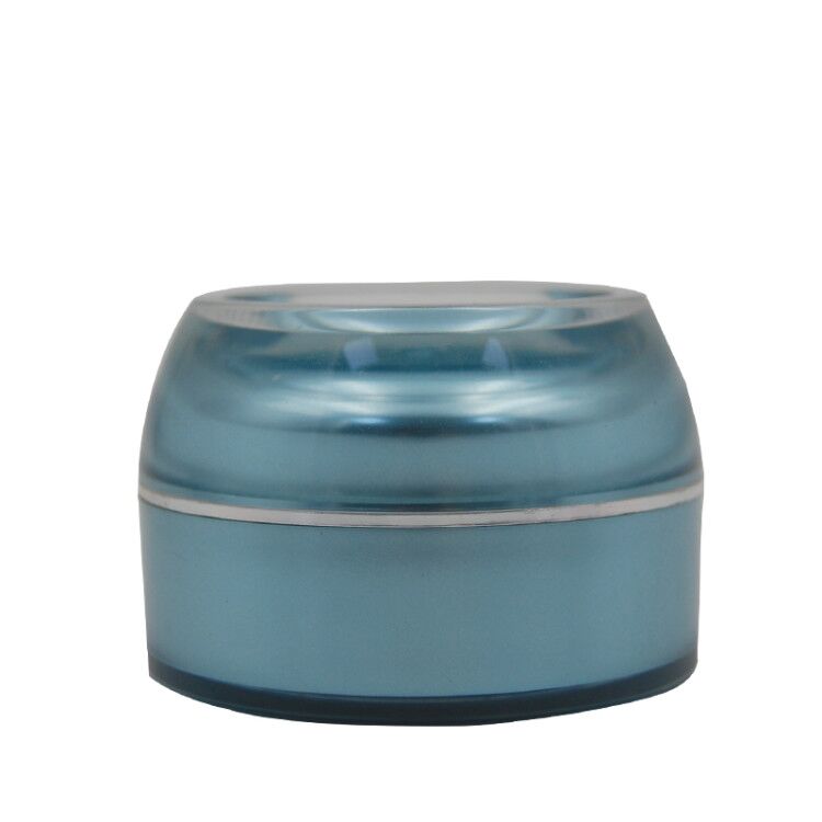 round 30g ball shape acrylic airless plastic cosmetic cream jar