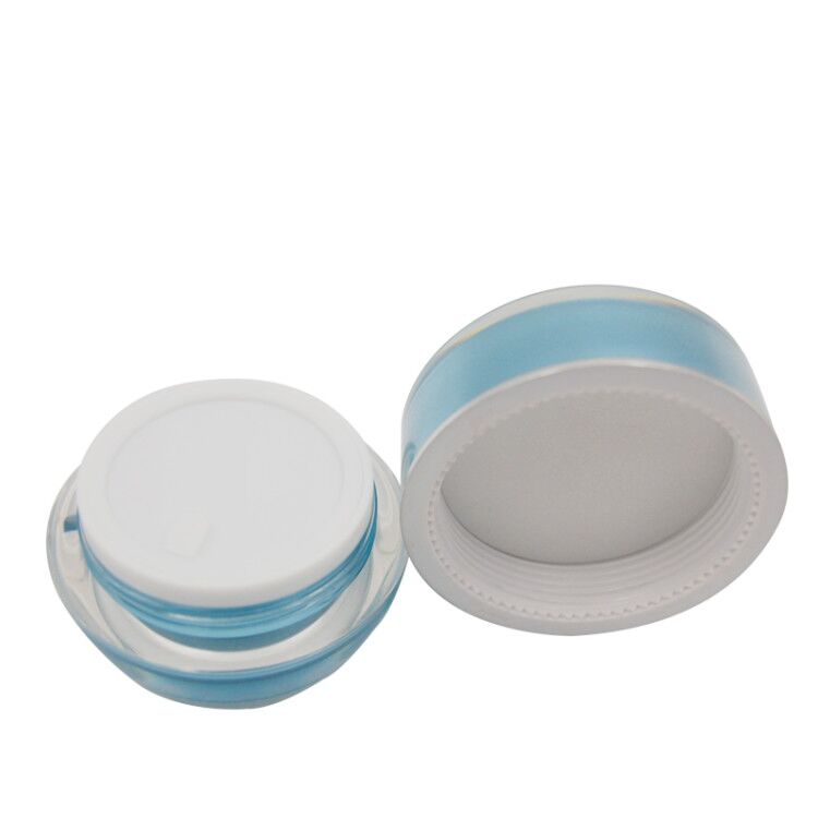 round 30g ball shape acrylic airless plastic cosmetic cream jar
