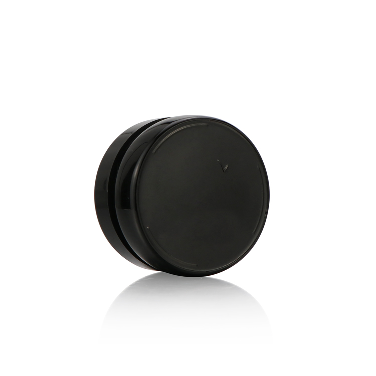 round Non Stick 5ml Black Glass Jar Medical Grade Material With Classic Screw