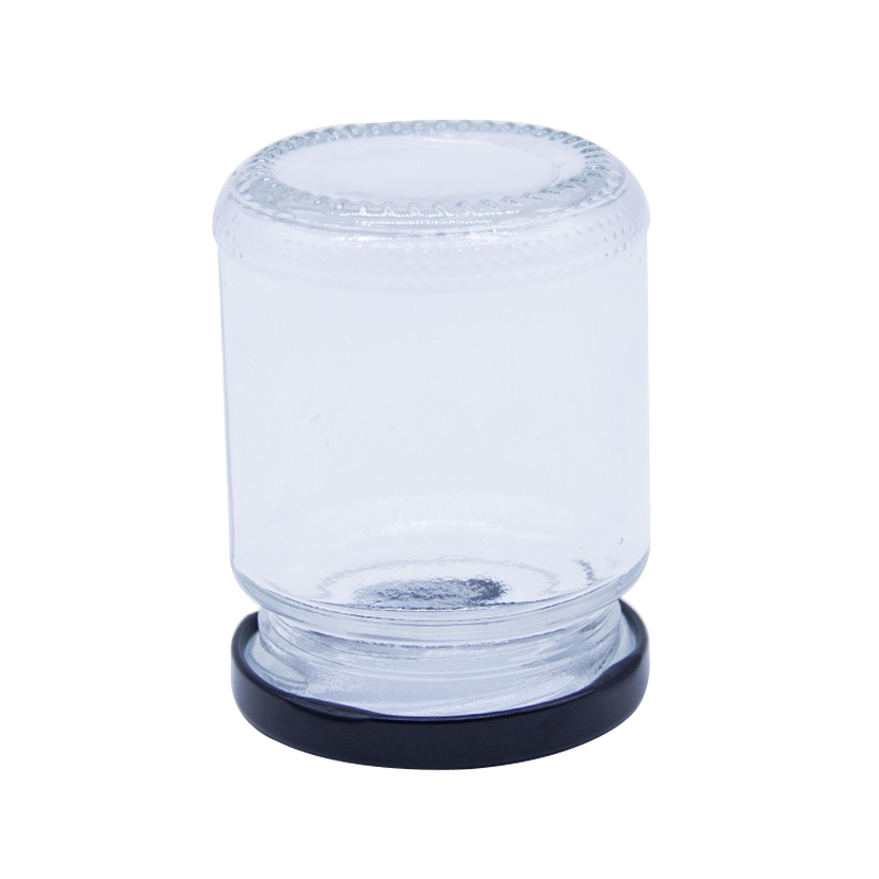round canning glass jar for sugar oil kitchen food cookie well sealed honey jar in stock