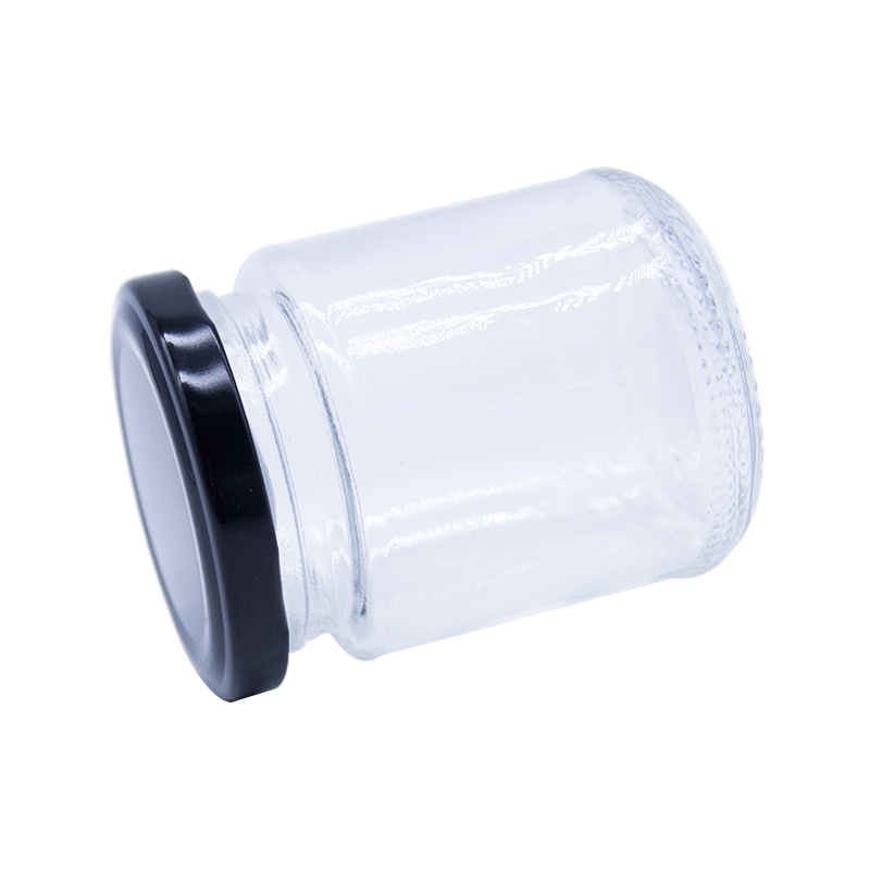 round canning glass jar for sugar oil kitchen food cookie well sealed honey jar in stock