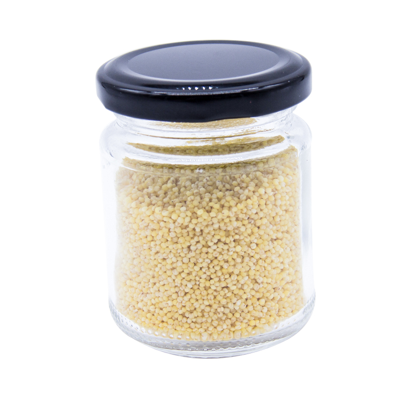 round canning glass jar for sugar oil kitchen food cookie well sealed honey jar in stock