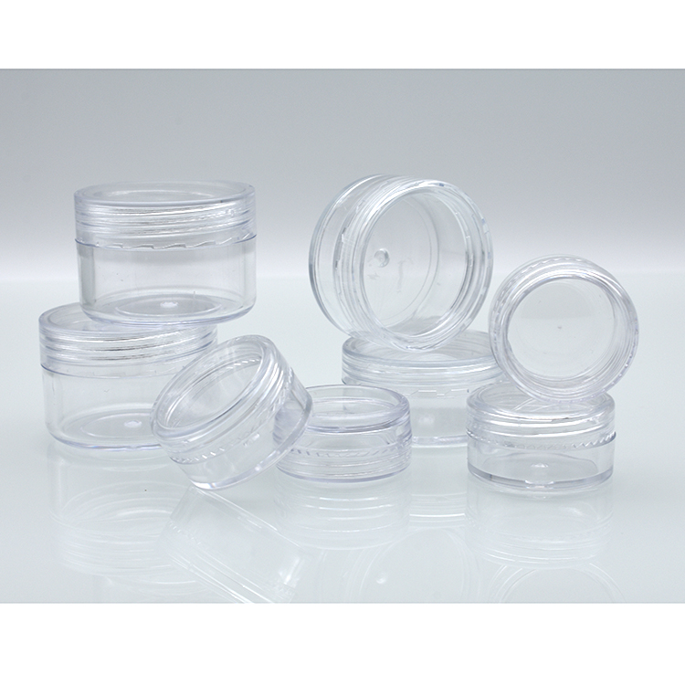 round clear plastic containers 2g 2.5g 3g 5g 10g plastic jars 2ml 5ml 2.5ml 30ml 10ml 20ml 25ml 3ml 15ml plastic containers jar