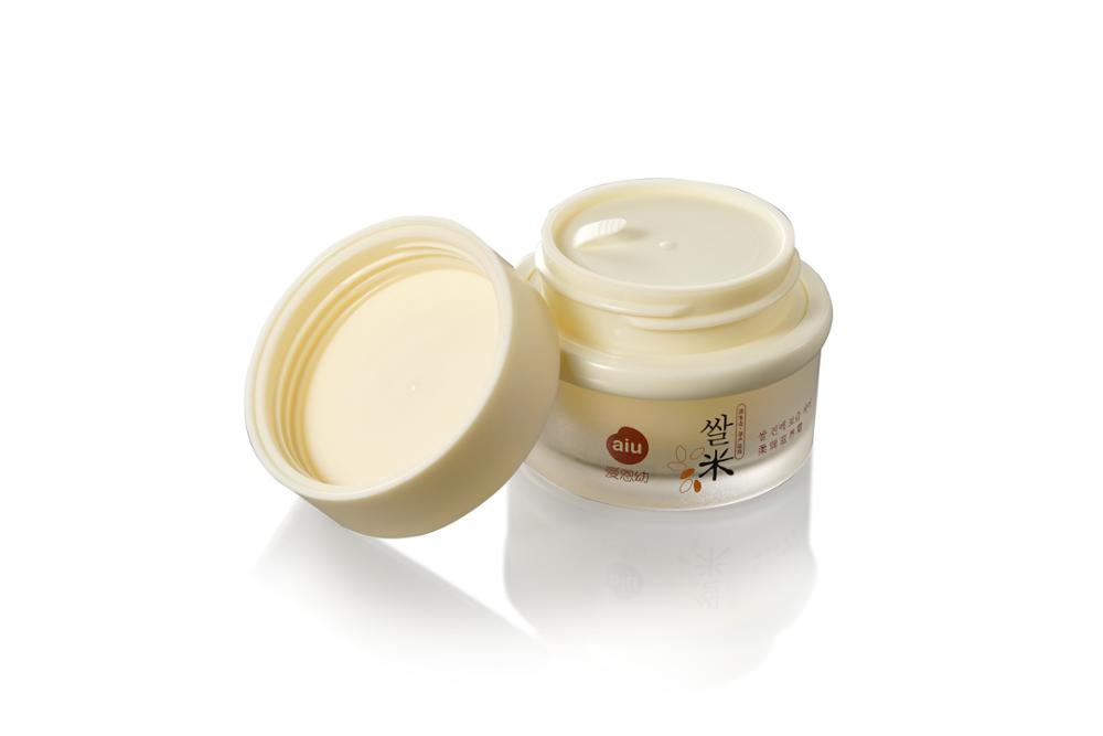 round cream container cosmetic jar