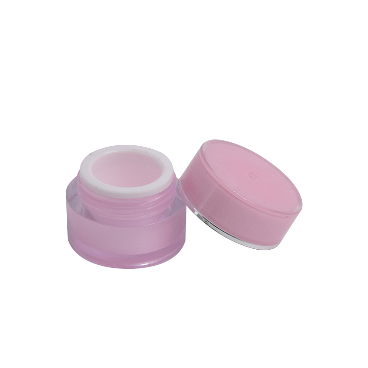 round pink 5g 10g 15g 30g 50g 100g 150g 200g empty acrylic cosmetic eye cream container jar