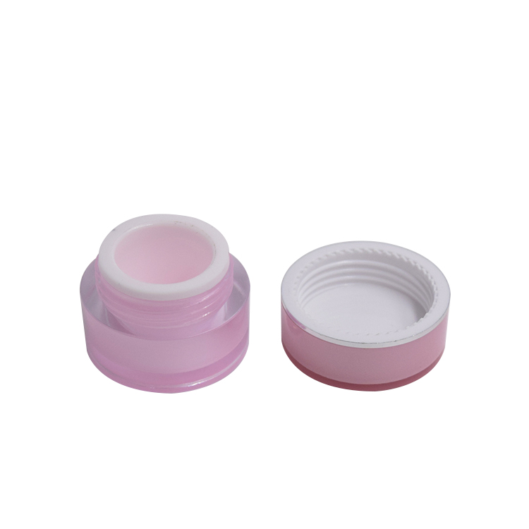 round pink 5g 10g 15g 30g 50g 100g 150g 200g empty acrylic cosmetic eye cream container jar