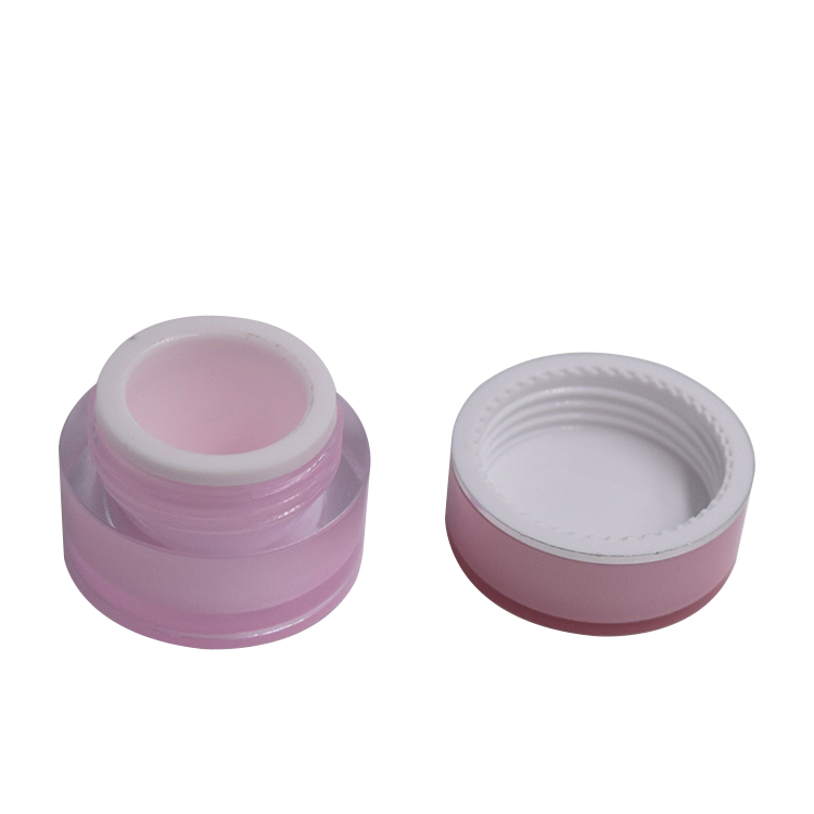 round pink 5g 10g 15g 30g 50g 100g 150g 200g empty acrylic cosmetic eye cream container jar