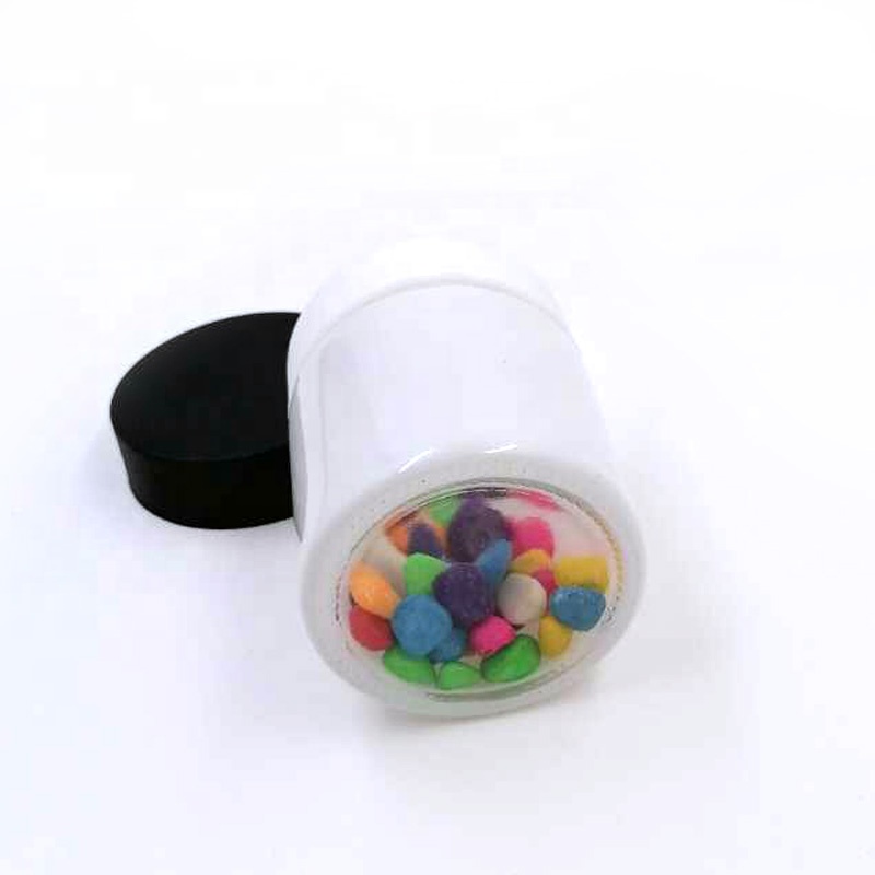 safety child resistant package 1oz 2oz 3oz 4oz 5oz 6oz 8oz 16oz 3.5g weed glass CR jar with clear bottom for CBD flower herbs