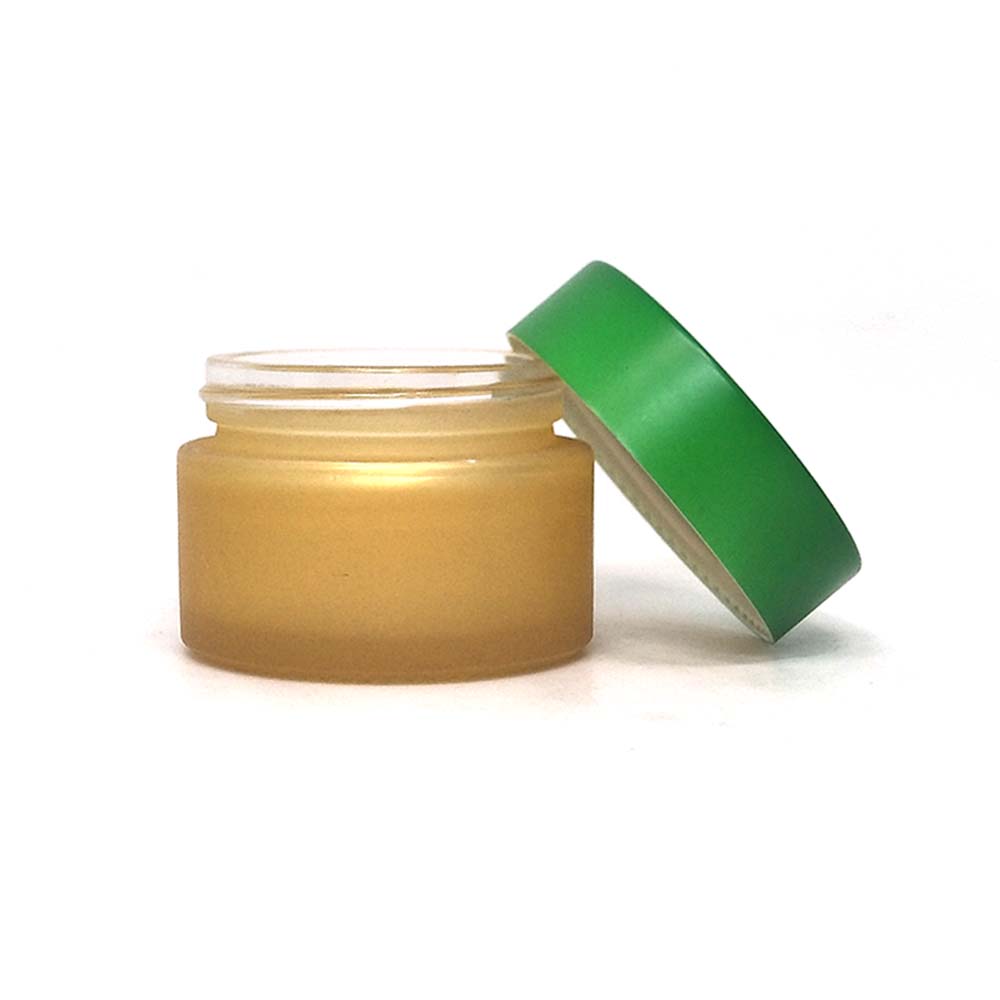 sample cream jar silk screen facial cream glass cosmetic jars small 30g container