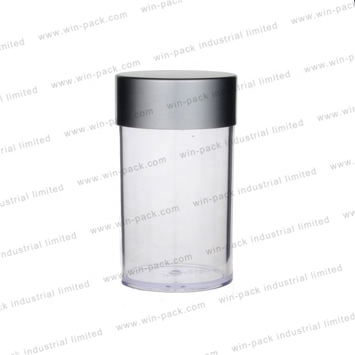 sample free Eco friendly acrylic cosmetic face cream jar big capacity 100g 200g 300g 600g containers for body butter