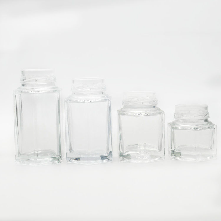 sealable storage glass container 4oz jar for presentation