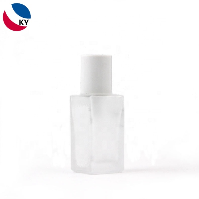 serum Foundation liquid 30ml frosted square Glass Bottle skincare cosmetic packing
